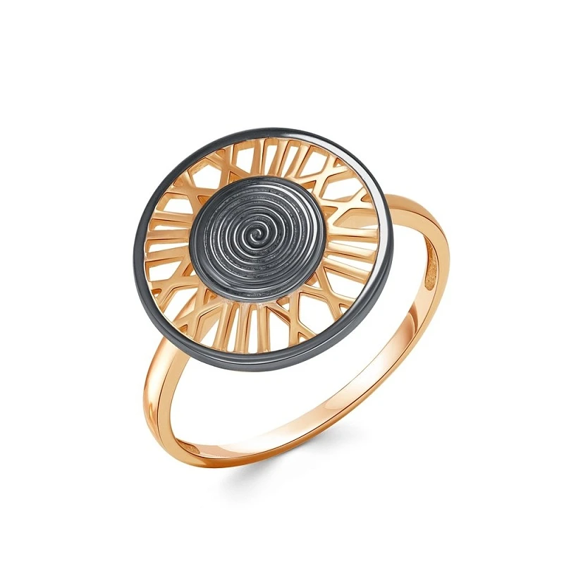 Кольцо  из красного золота