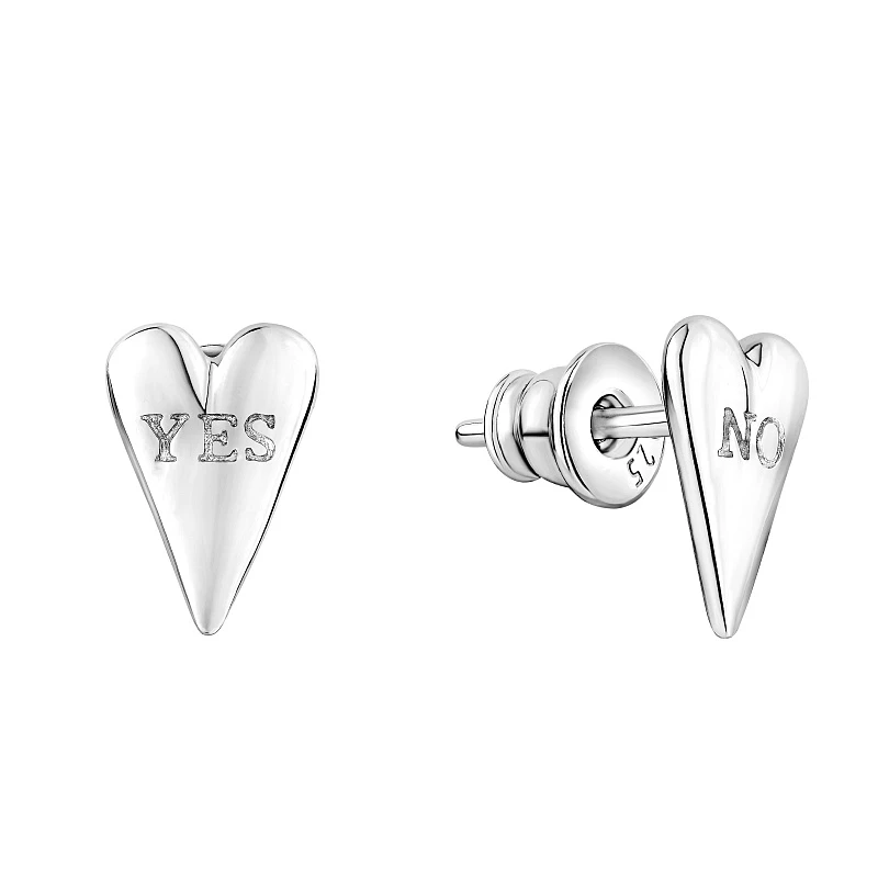 Серьги  серебряные