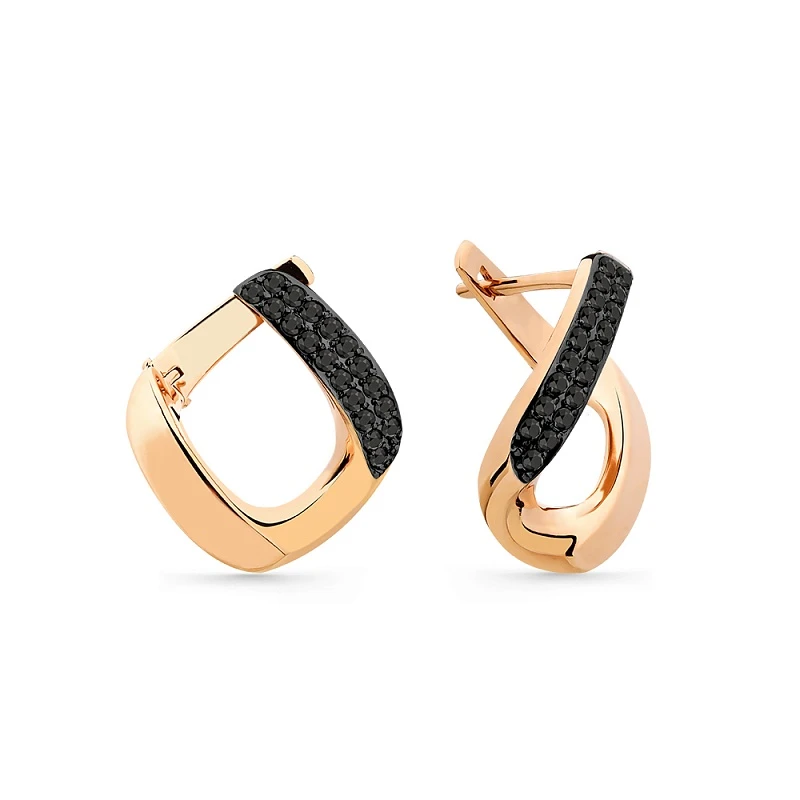 Серьги «Мастер Бриллиант» золотые