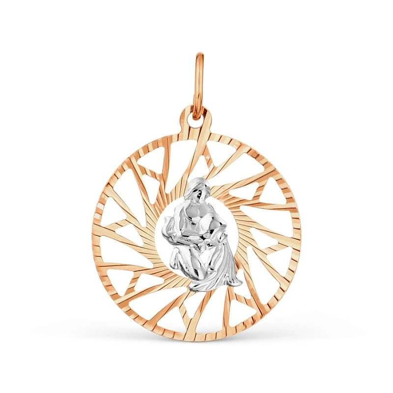 Подвеска  из красного золота