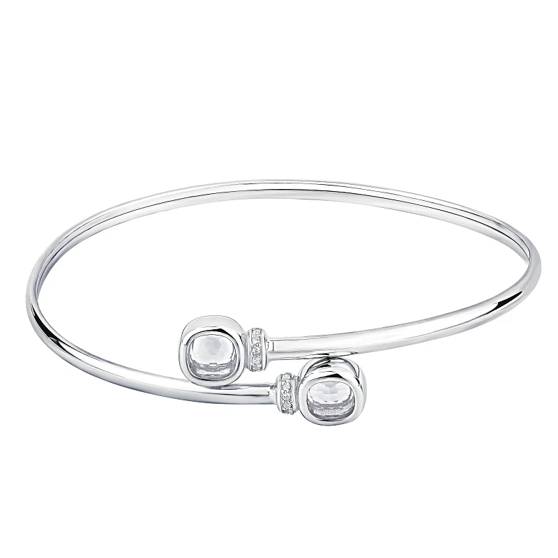 Браслет  серебряный с фианитом