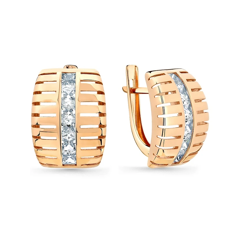 Серьги «Мастер Бриллиант» золотые