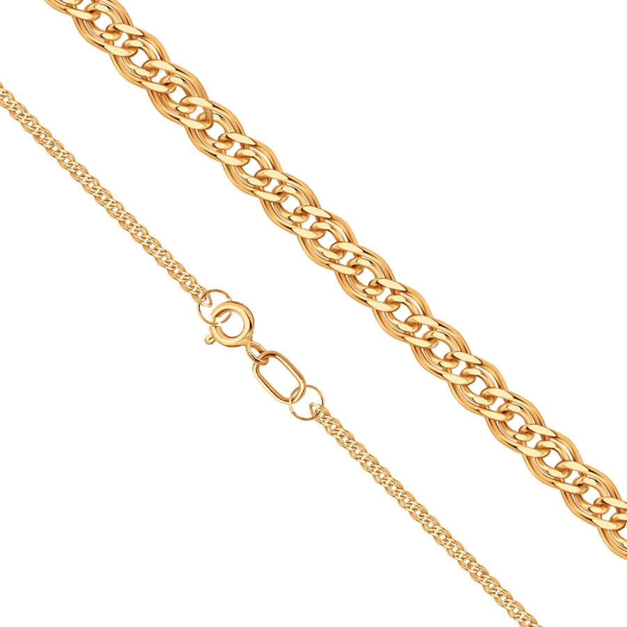 Цепь  из красного золота