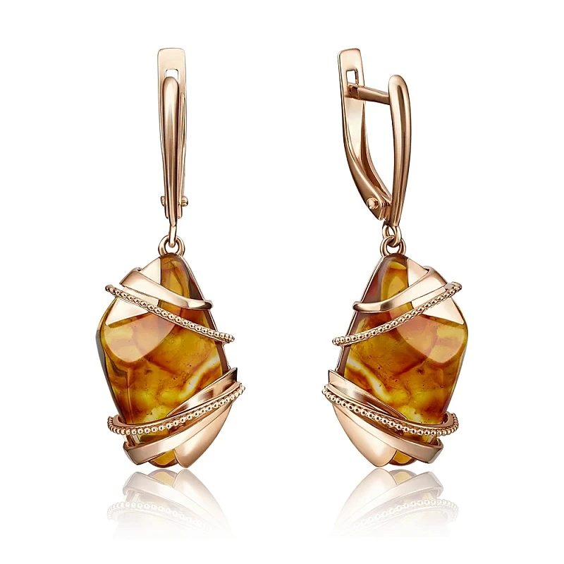 Серьги «ПЛАТИНА» золотые