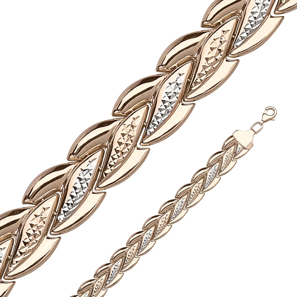 Браслет  из красного золота