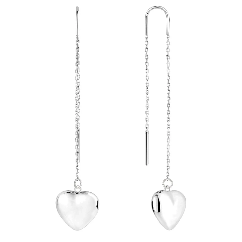 Серьги  серебряные