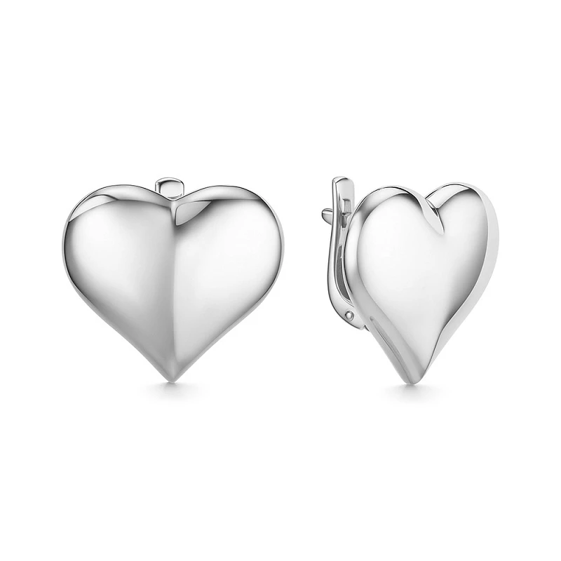 Серьги «Corona» серебряные