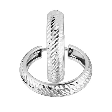 Серьги «Магнат» серебряные