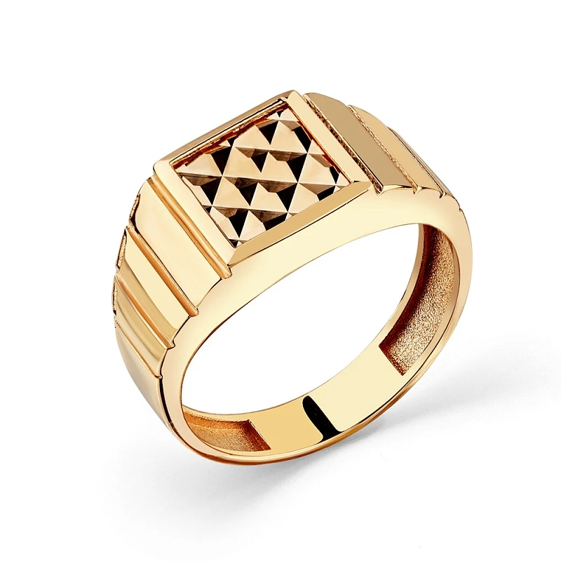 Кольцо  из красного золота