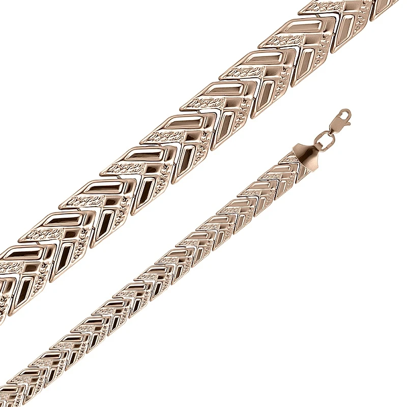 Браслет  из красного золота