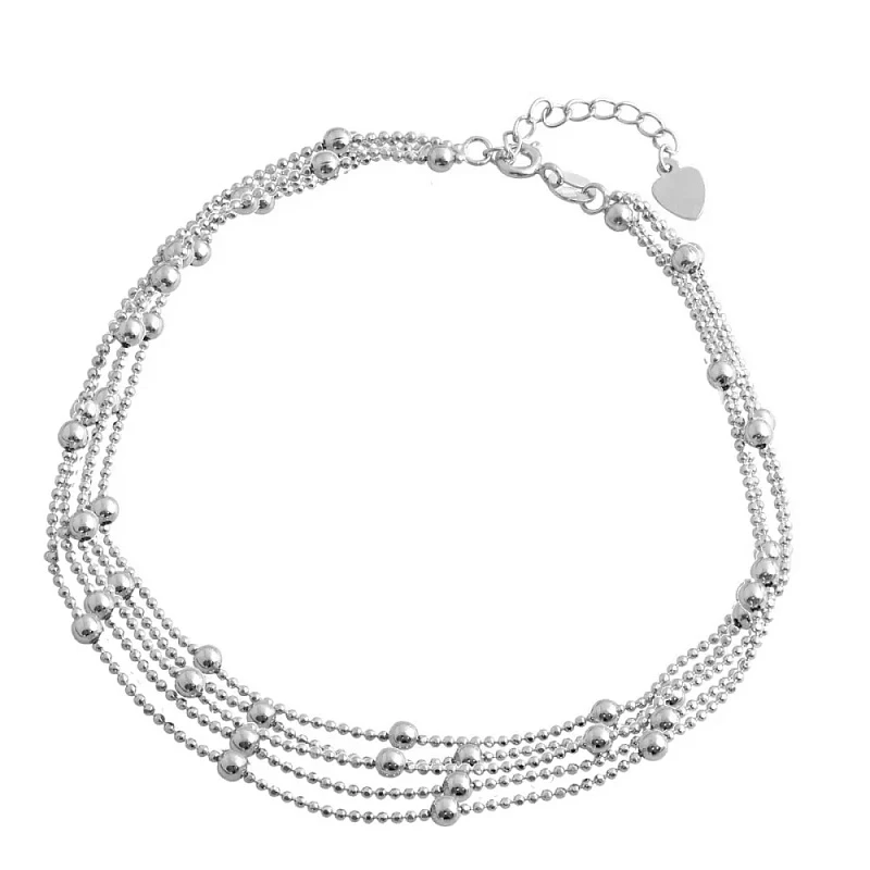 Браслет  серебряный