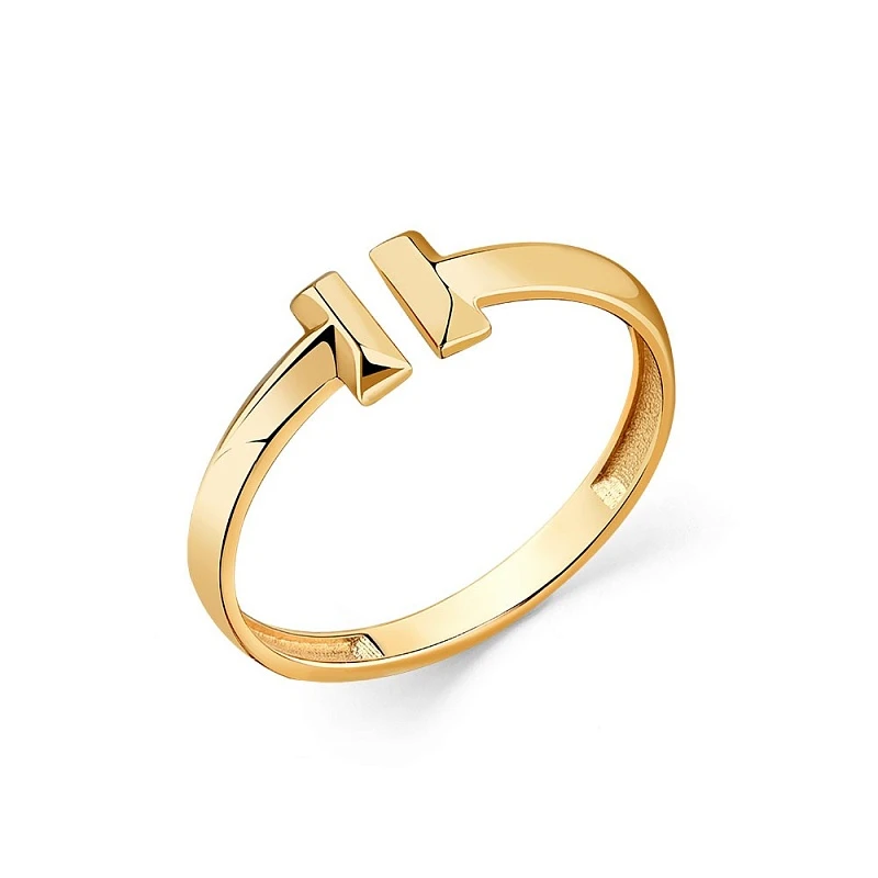 Кольцо  из красного золота