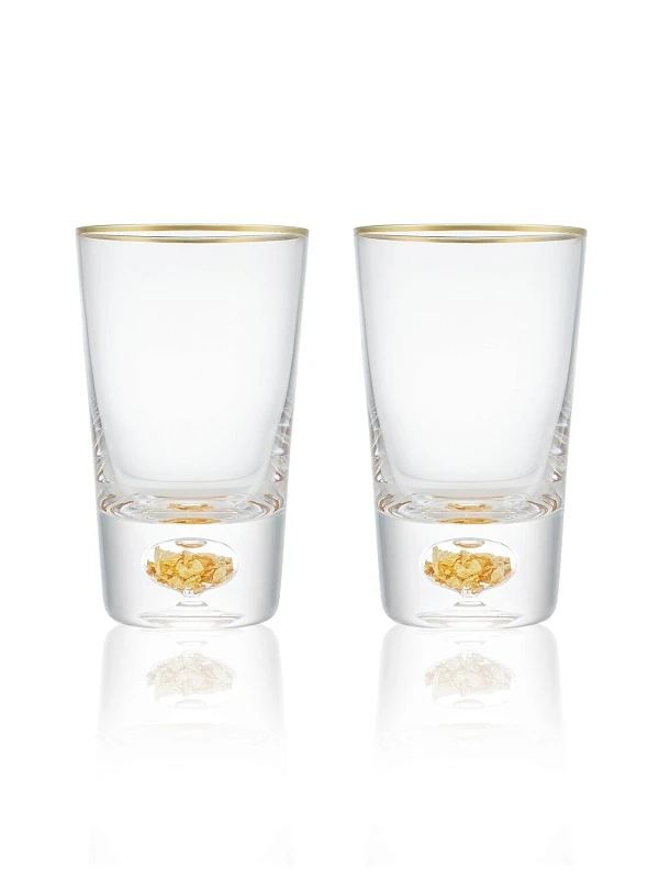 Посуда  с сусальным золотом