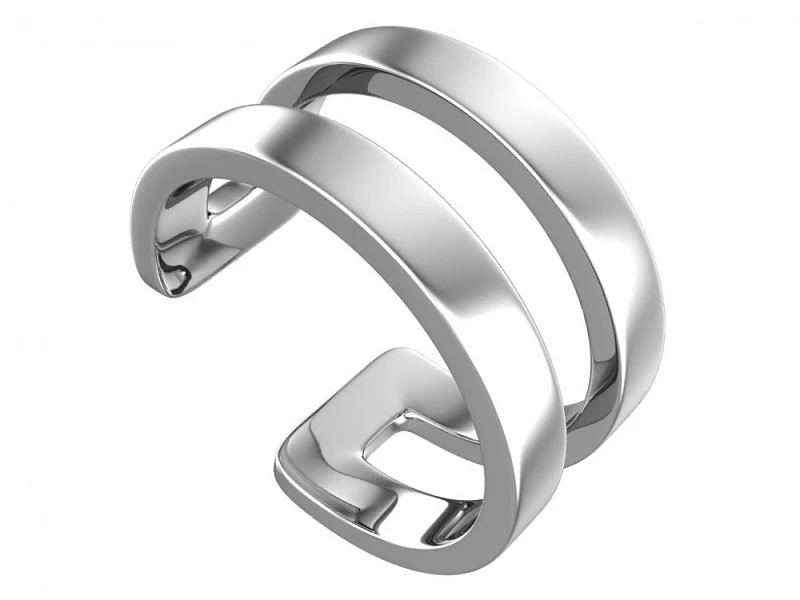 Серьги  серебряные