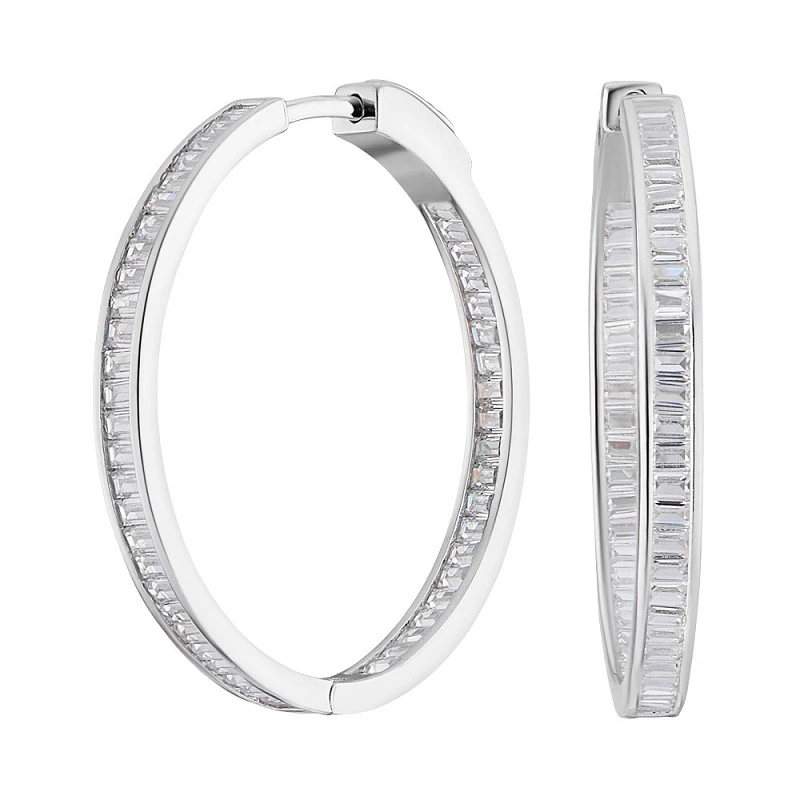 Серьги «Альфа Карат» серебряные