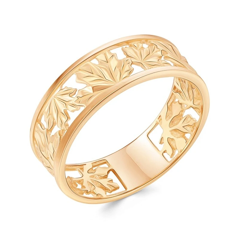 Кольцо  из красного золота