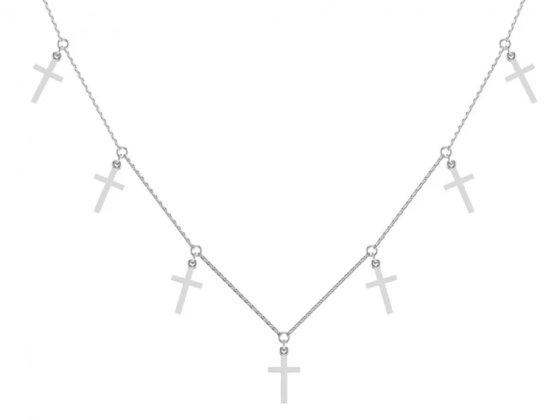 Колье «Покровский» серебряное