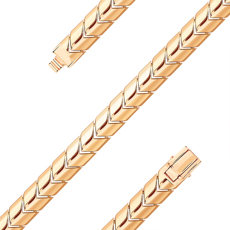 Браслет  из красного золота