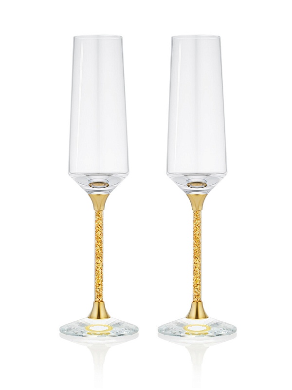 Посуда  с сусальным золотом