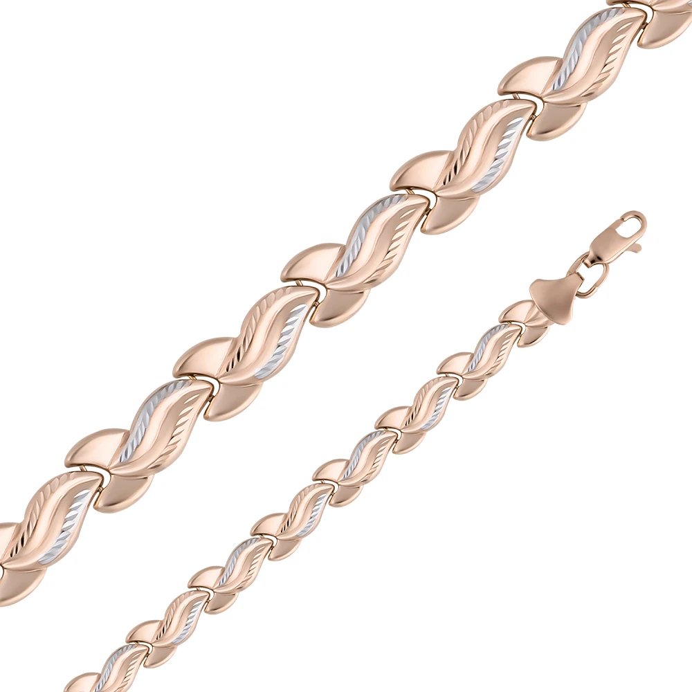 Браслет  из красного золота