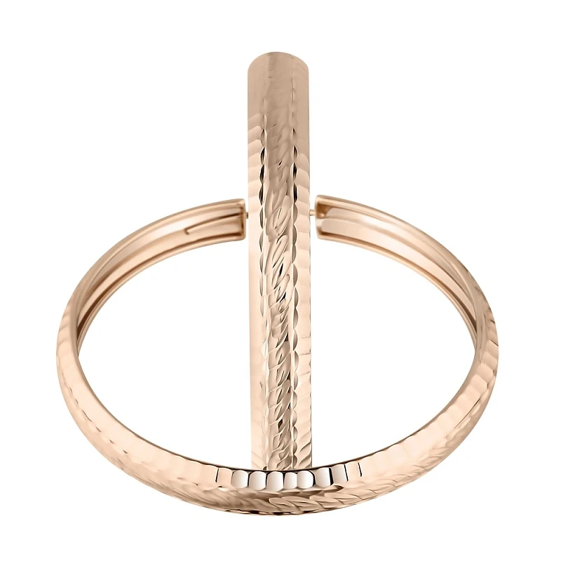 Серьги  из красного золота