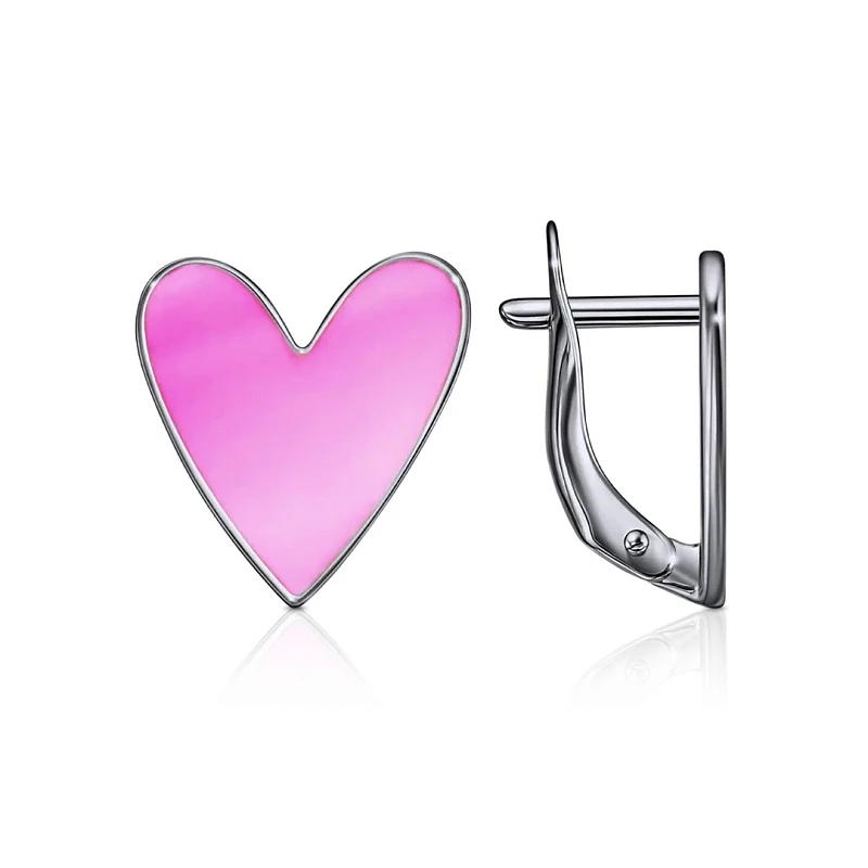 Серьги  серебряные