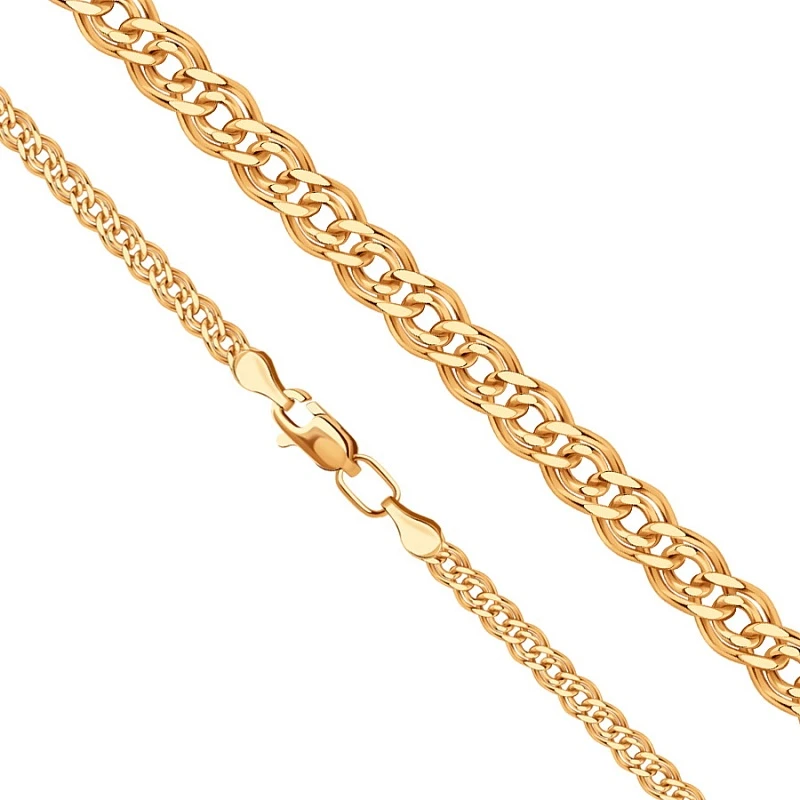 Цепь  из красного золота