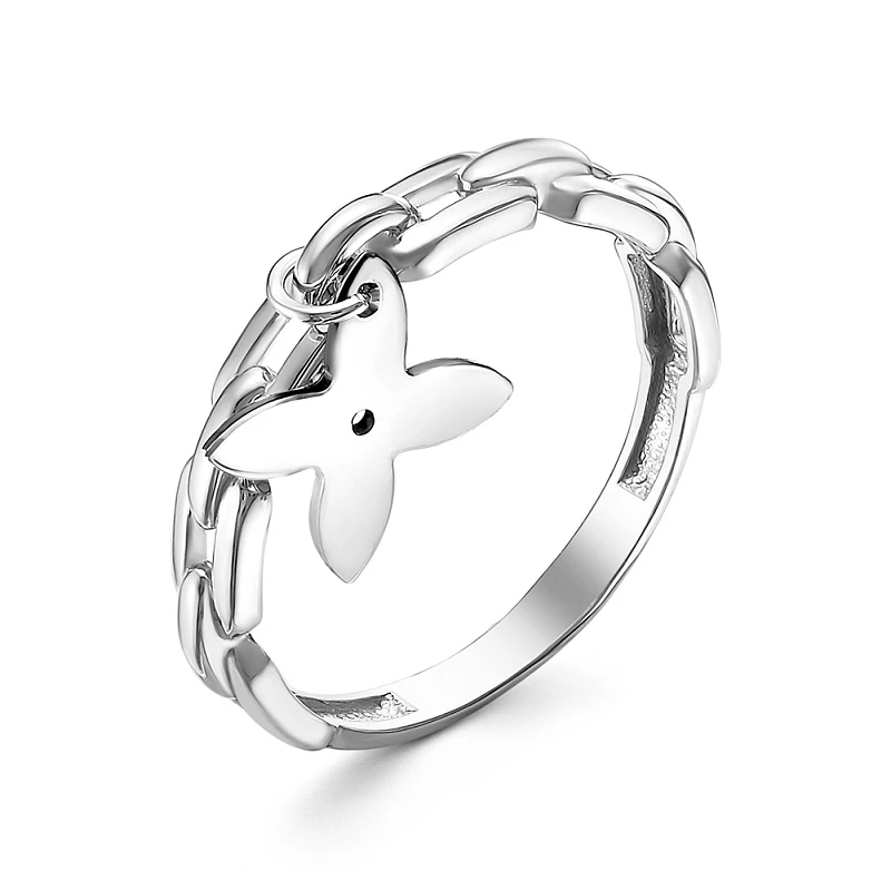 Кольцо  серебряное