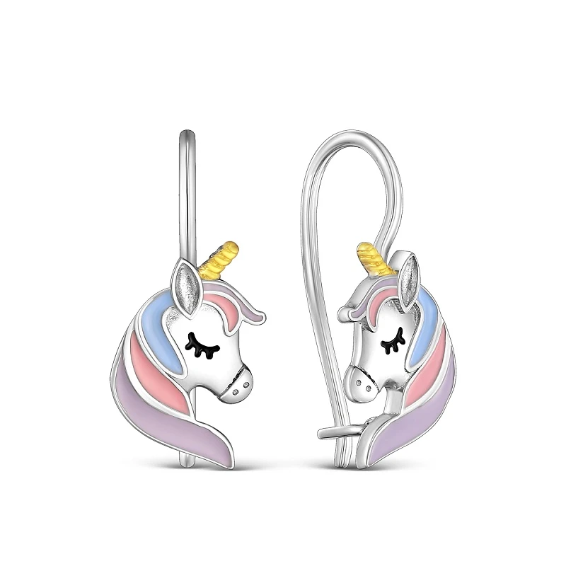 Серьги  серебряные