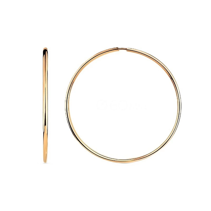 Серьги  из красного золота