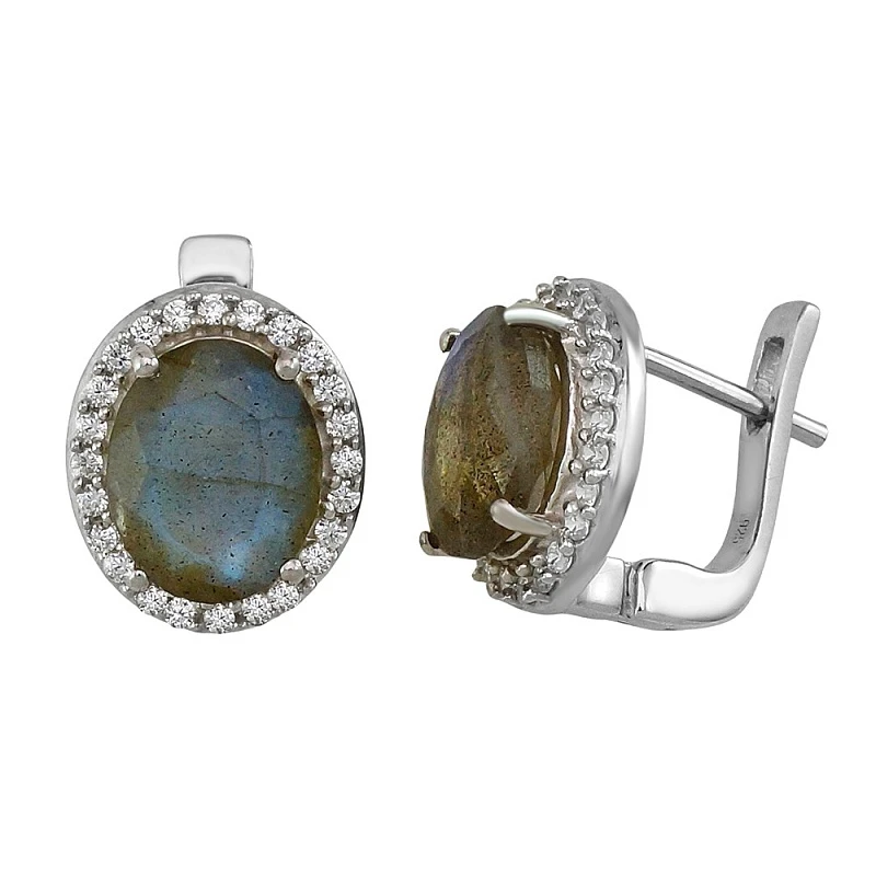 Серьги «Evora» серебряные