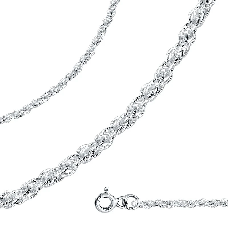 Цепь  серебряная