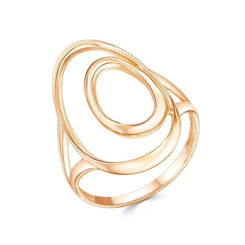 Кольцо  из красного золота