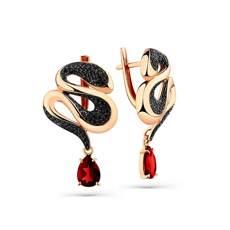 Серьги «Мастер Бриллиант» золотые