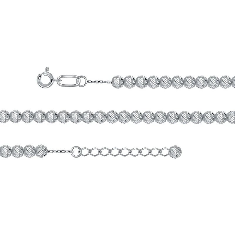 Браслет  серебряный