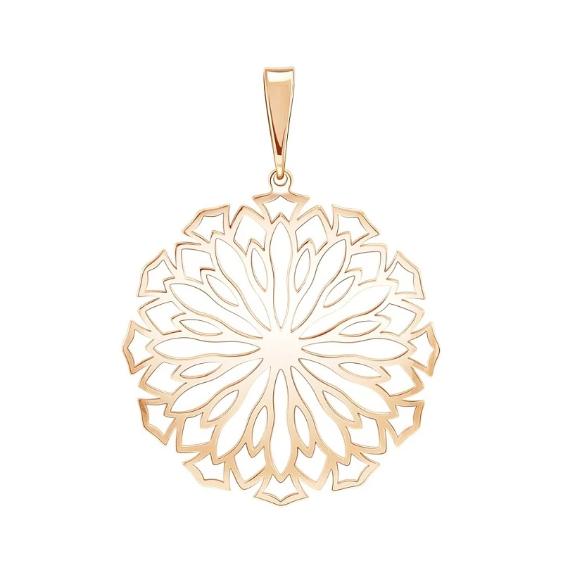 Подвеска  из красного золота