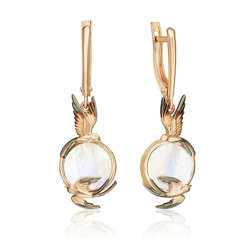 Серьги «ПЛАТИНА» золотые