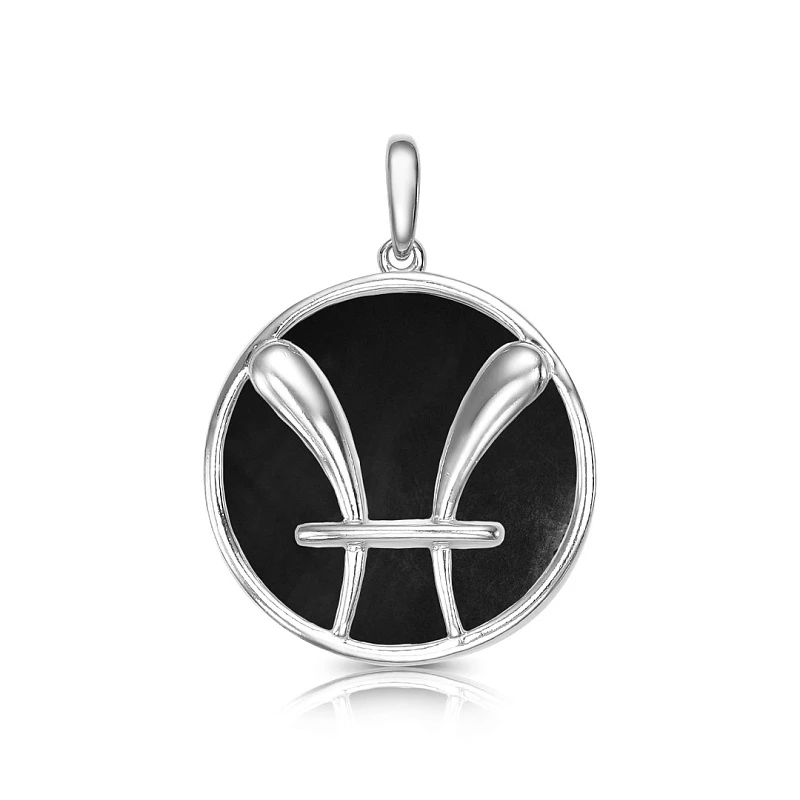 Подвеска  серебряная с агатом