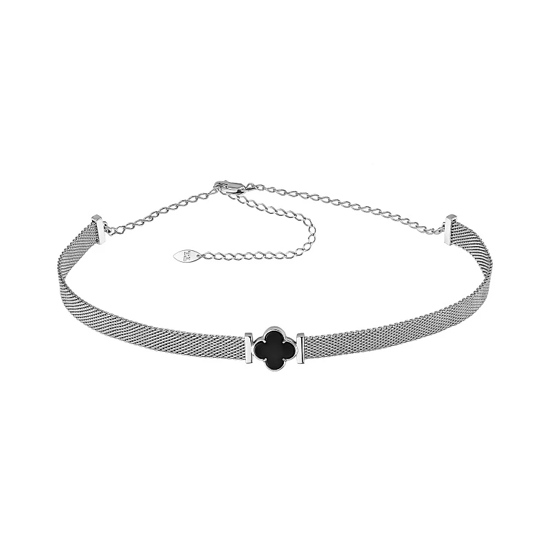 Колье  серебряное с ониксом