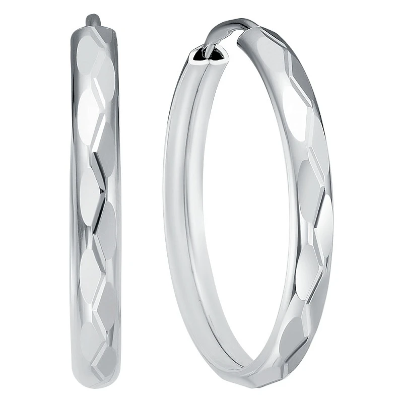 Серьги  серебряные