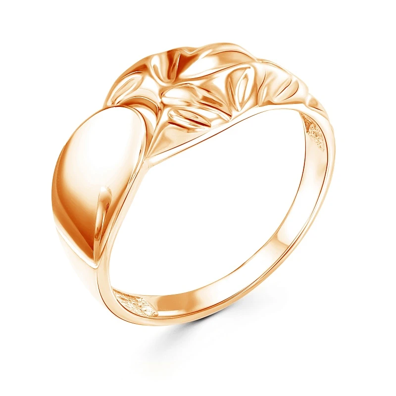 Кольцо  из красного золота
