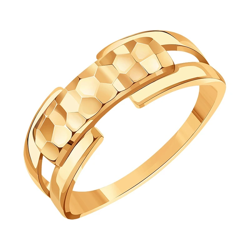 Кольцо «KARATOV» из красного золота