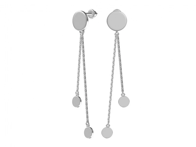 Серьги «Покровский» серебряные