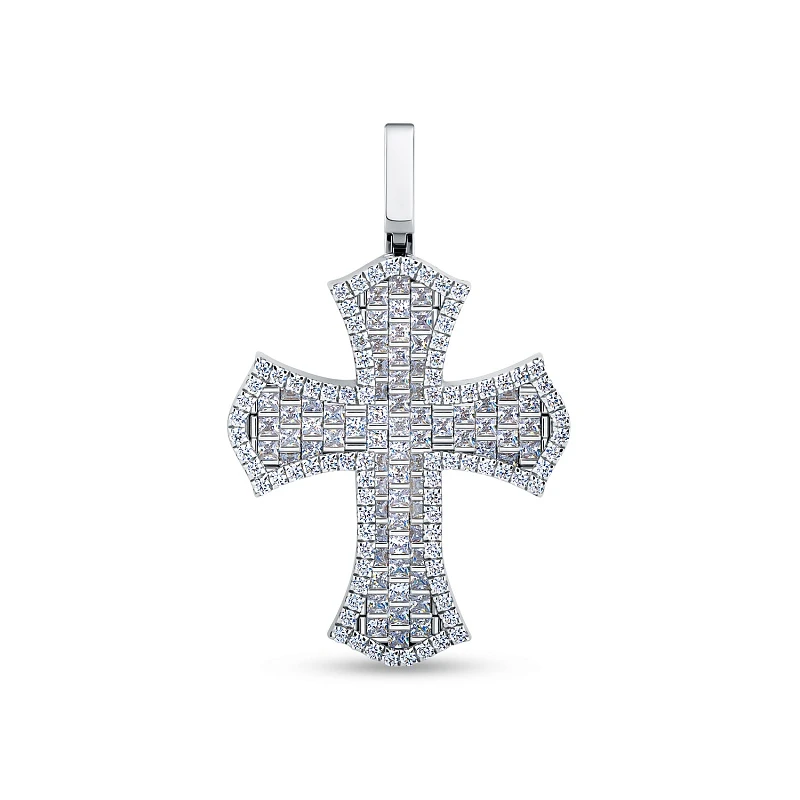 Подвеска  серебряная с фианитом