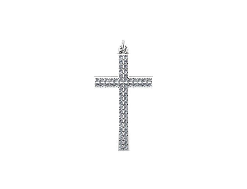 Подвеска «Покровский» серебряная с фианитом