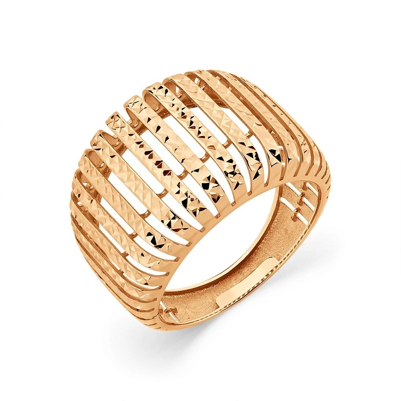 Кольцо  из красного золота