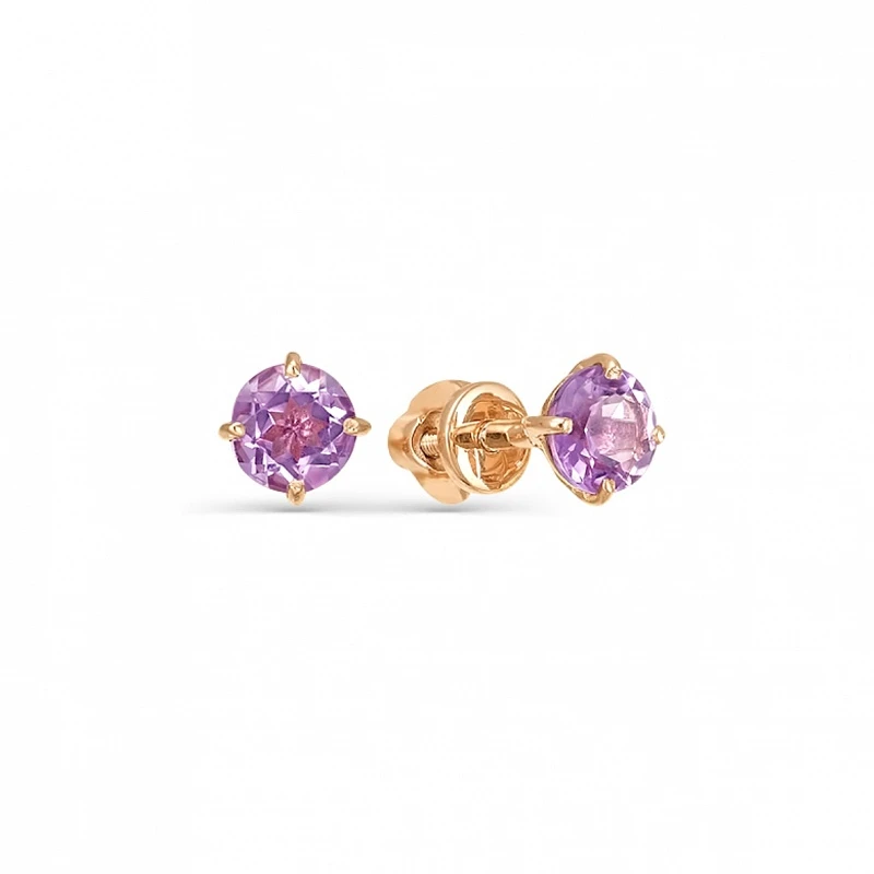 Серьги «MAGIC STONES» золотые