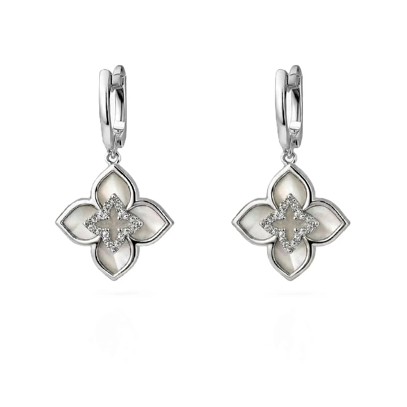 Серьги  серебряные