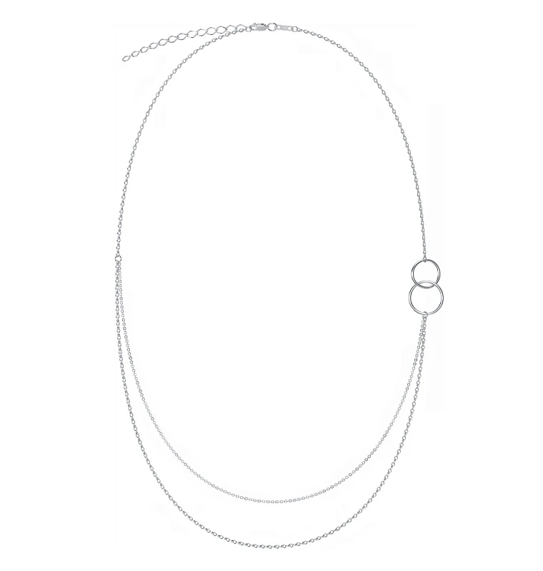 Колье  серебряное