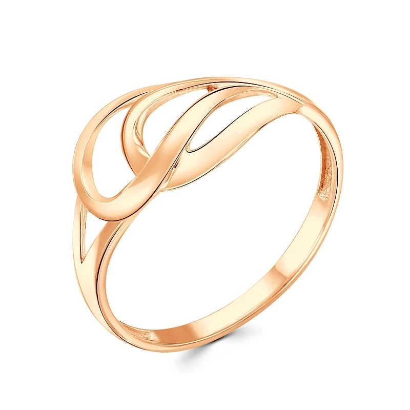 Кольцо «ZOLOTYE UZORY» из красного золота